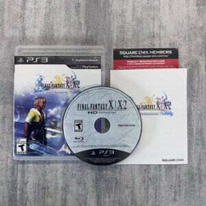 Final Fantasy X/X-2 HD Remaster PS3 Game Authentic CIB